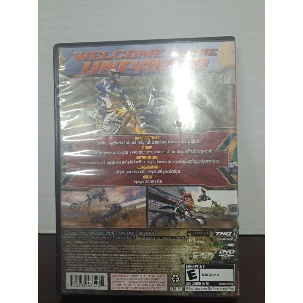 2007 Play Station 2 MX Vs ATV Untamed Game